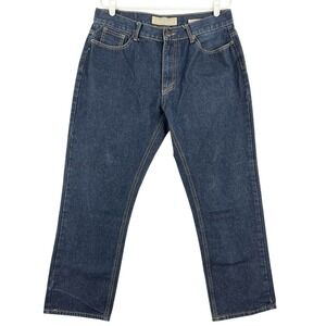 VITAGE GENES 1891 Men's Western Blue Denim Jeans 36x30 Slim Straight No Stretch